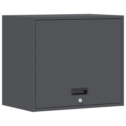 Wall Cabinet for Garage with Gas-lift Door Depth 40 cm Anthracite 60 cm