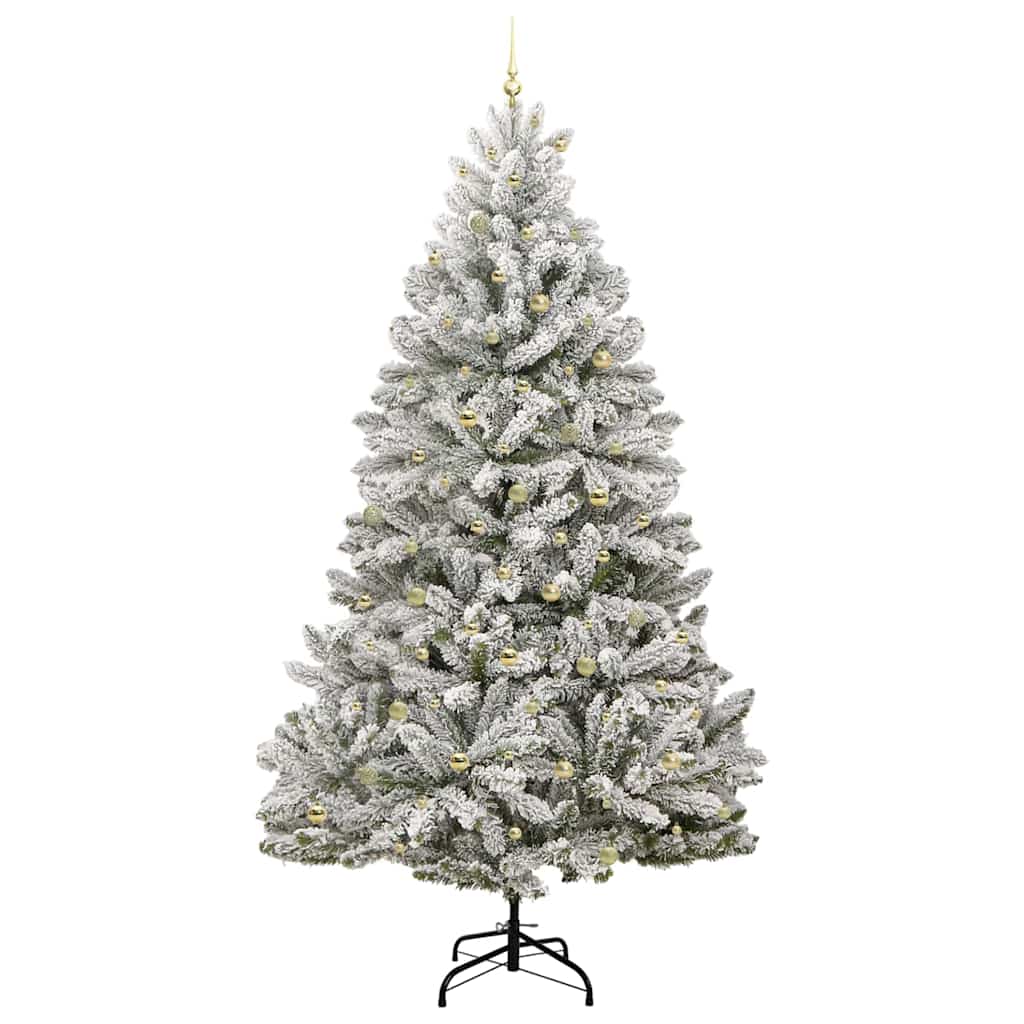 vidaXL Artificial Christmas Tree 300 cm 300 LEDs Warm White 4