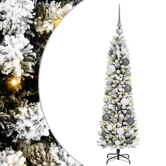 vidaXL Artificial Christmas Tree White 120 cm 2