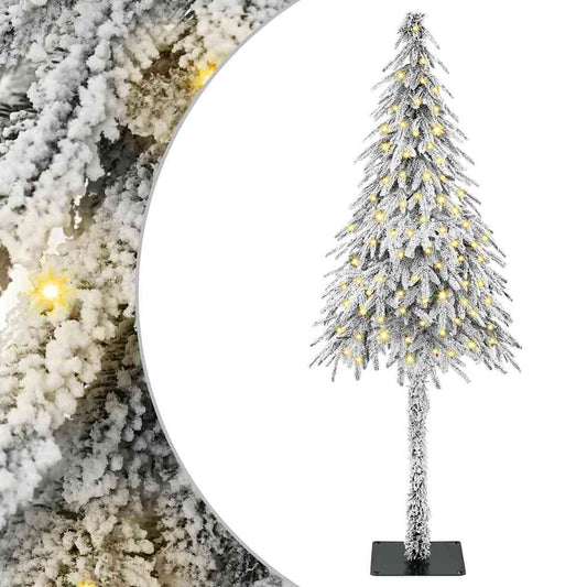Christmas Tree White PE and Steel 120 cm with leds