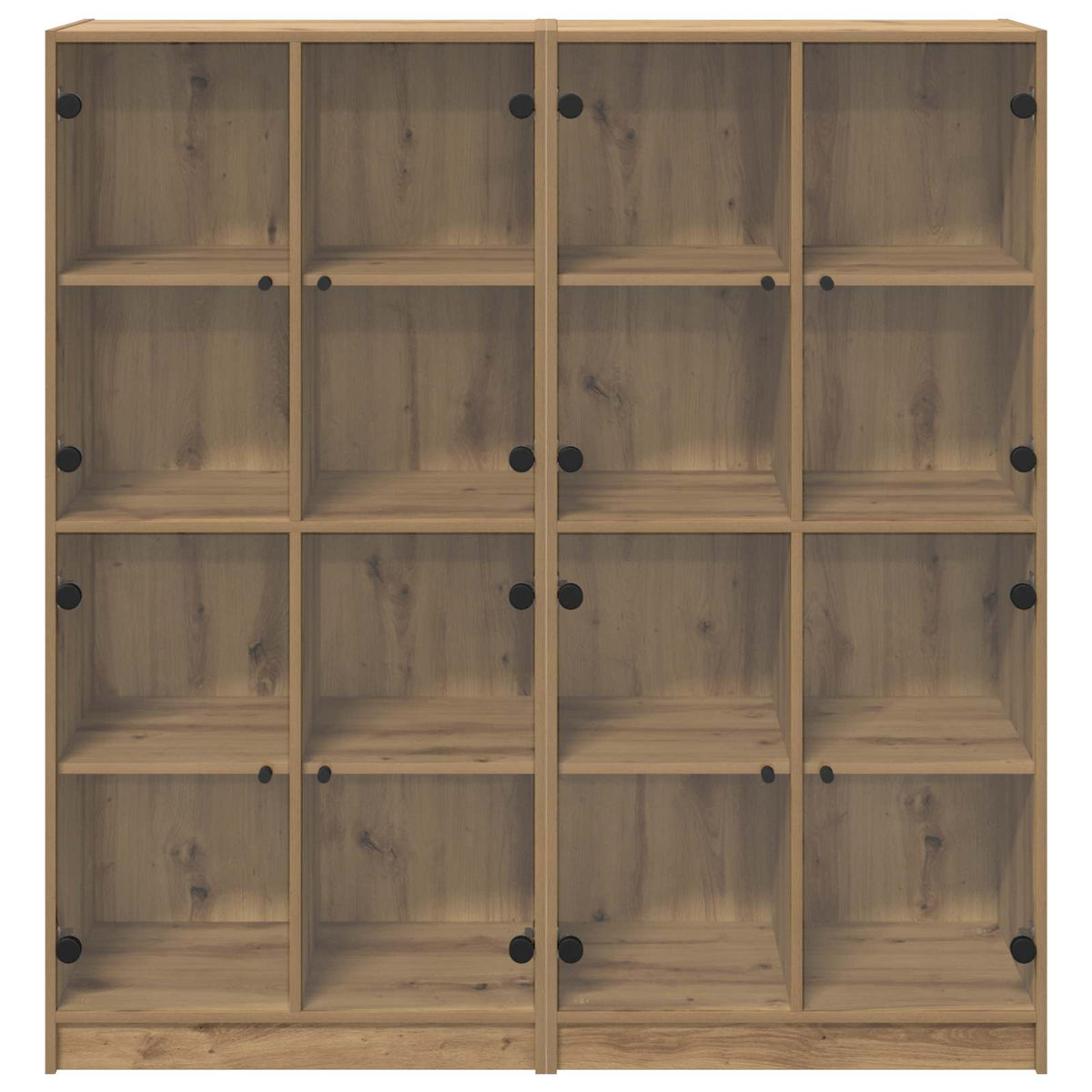 vidaXL Highboard 2 pcs Artisan Oak 68 x 37 x 142 cm Engineered Wood 6