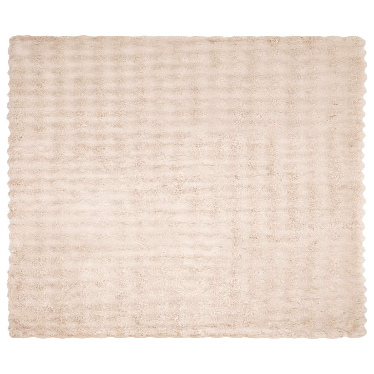 vidaXL Anti-Slip Faux Rabbit Fur Blanket Olite 4 pcs Beige 20.3 kg 6