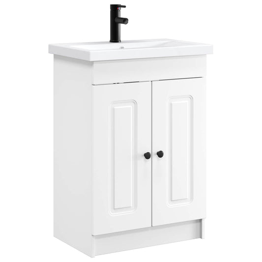 vidaXL Bathroom Furniture Set White 78.5 x 37.5 x 81 cm 2