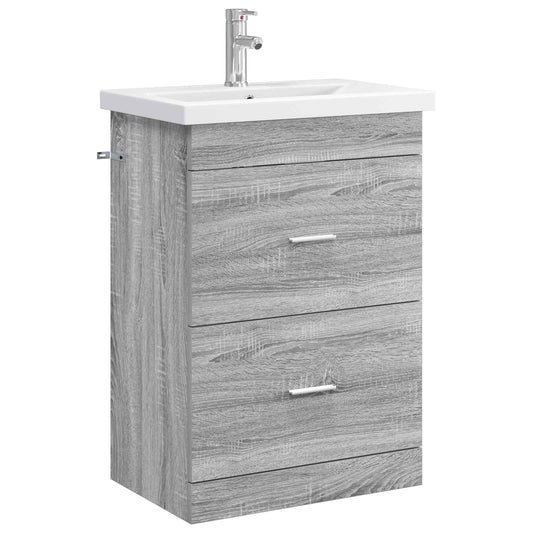 Bathroom Furniture 61 x 40 x 84.5 cm Grey sonoma