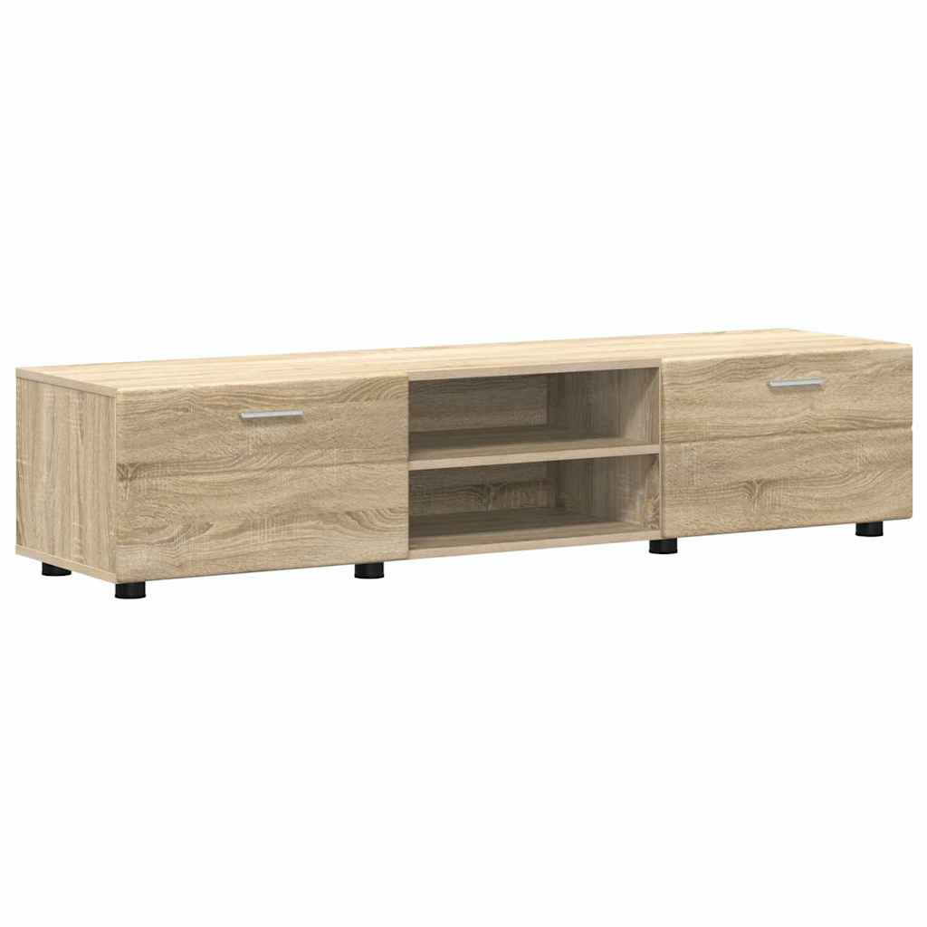 vidaXL TV Cabinet Set FLORIN 3 pcs Sonoma Oak Engineered Wood 6