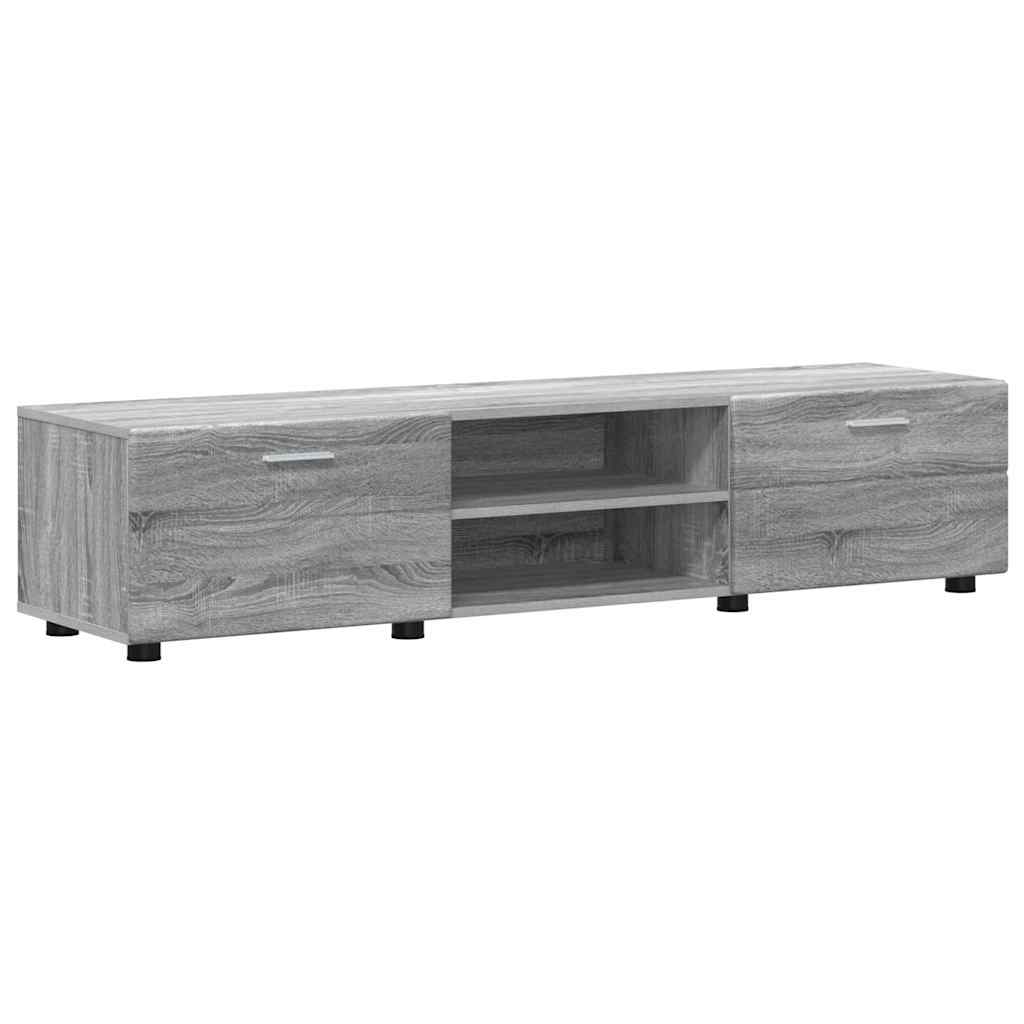 vidaXL TV Cabinet Set FLORIN 3 pcs Grey Sonoma Engineered Wood 6
