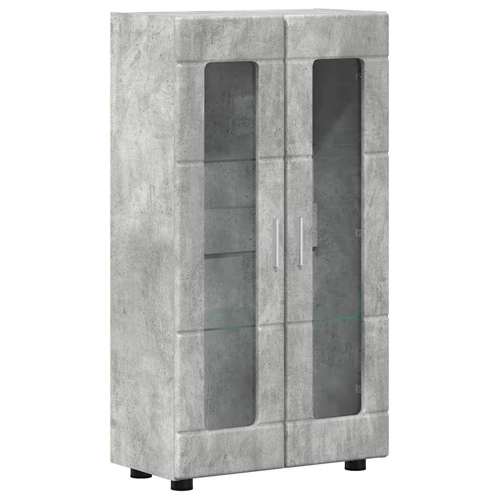 vidaXL TV Cabinet Set FLORIN 3 pcs Concrete Grey Engineered Wood 6