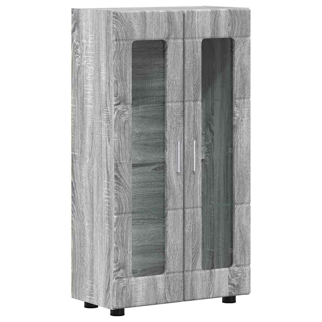 vidaXL TV Cabinet Set FLORIN 3 pcs Grey Sonoma Engineered Wood 6