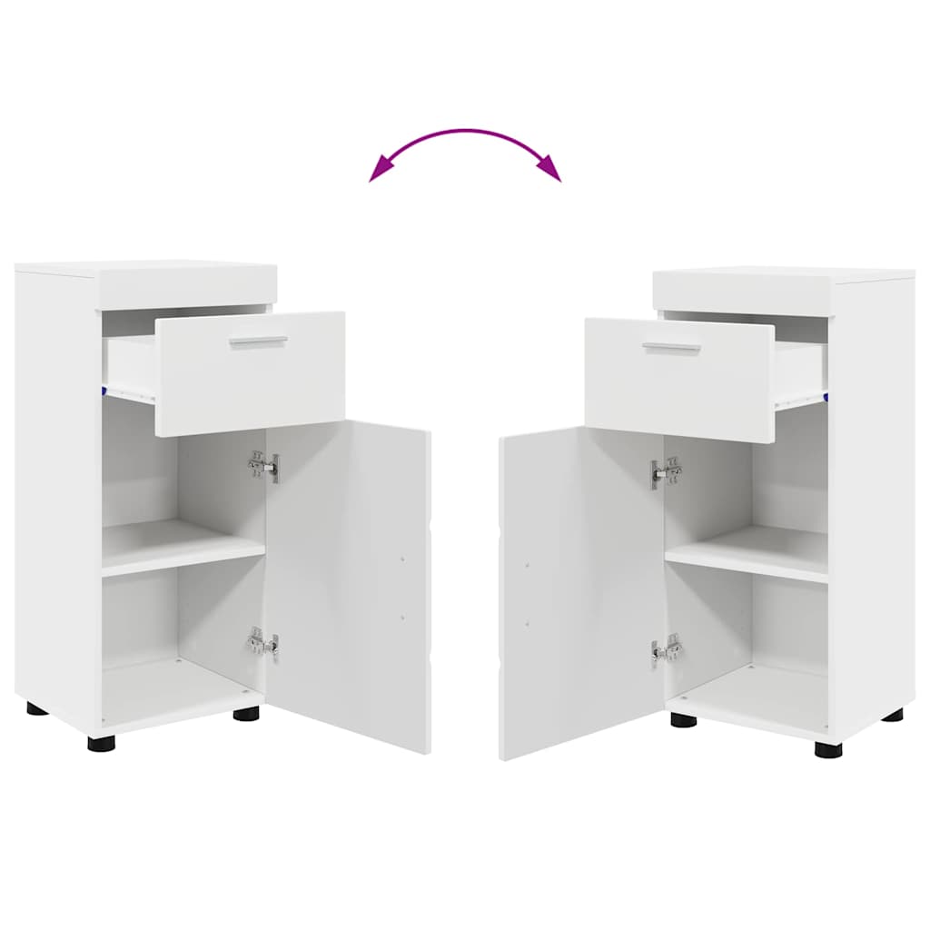 vidaXL Bathroom Furniture Set TULUM 3 pcs White 60 x 34 x 63 cm 6