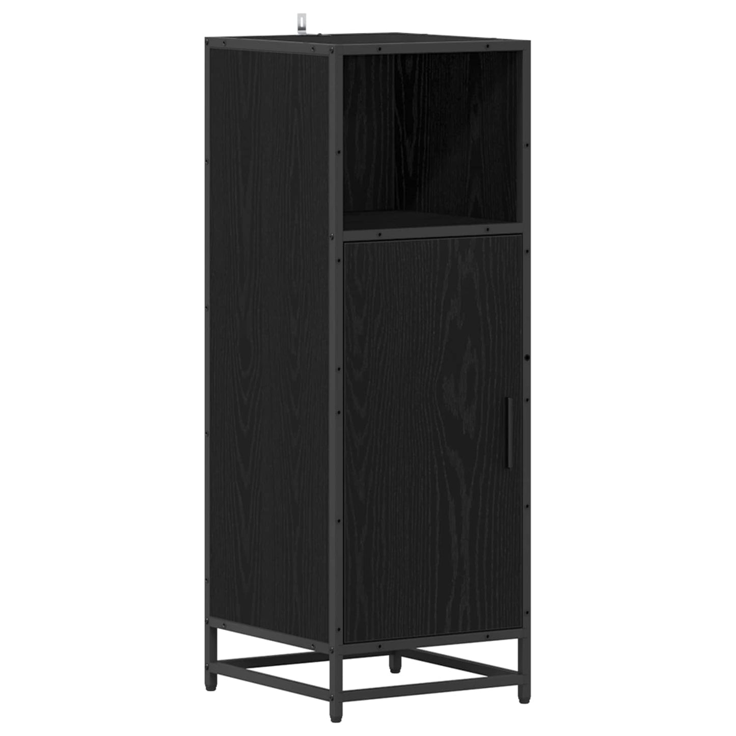vidaXL Bathroom Furniture Set 3 pcs Black Oak Engineered Wood 6