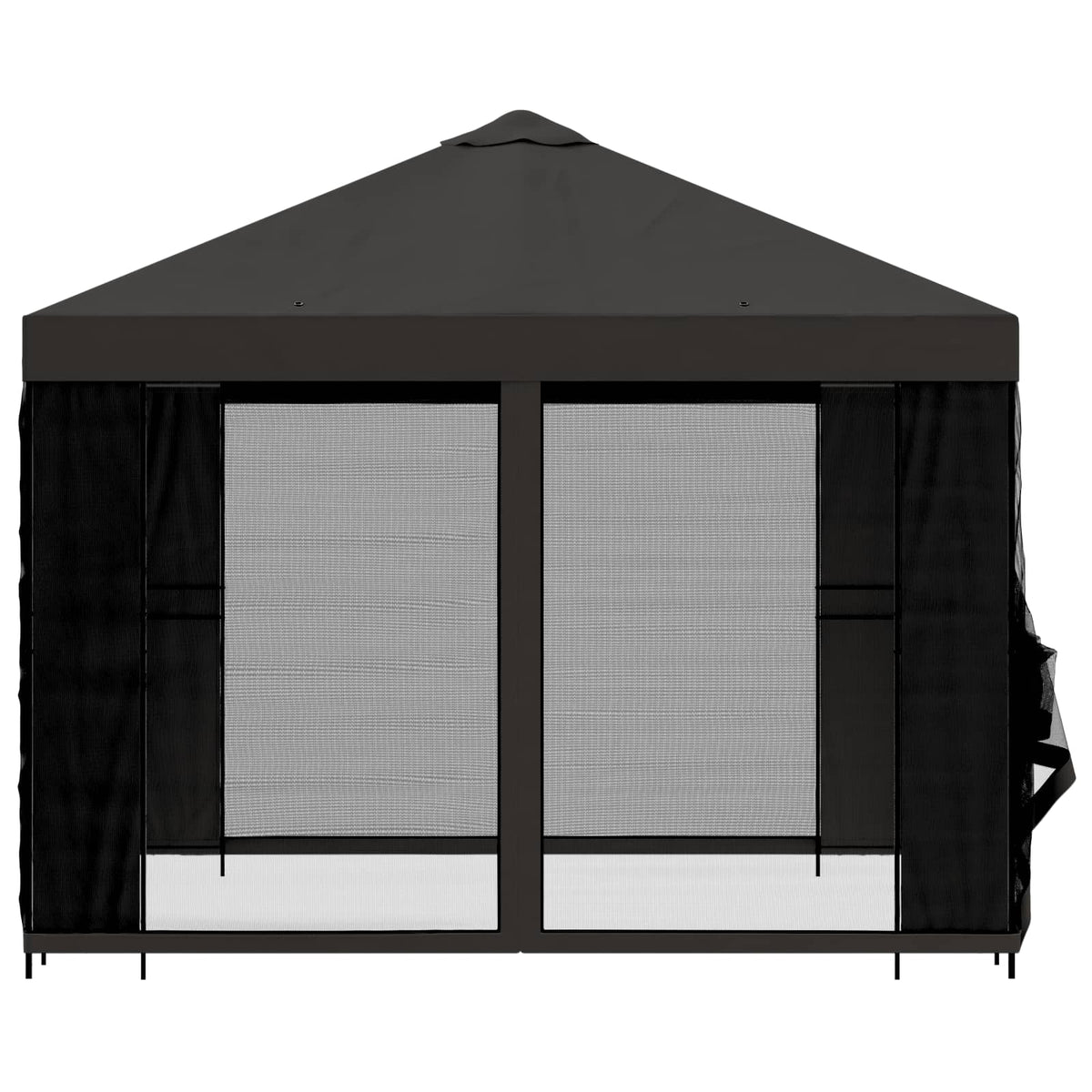 vidaXL Garden Gazebo with Sidewalls 3 x 3 m Anthracite 6