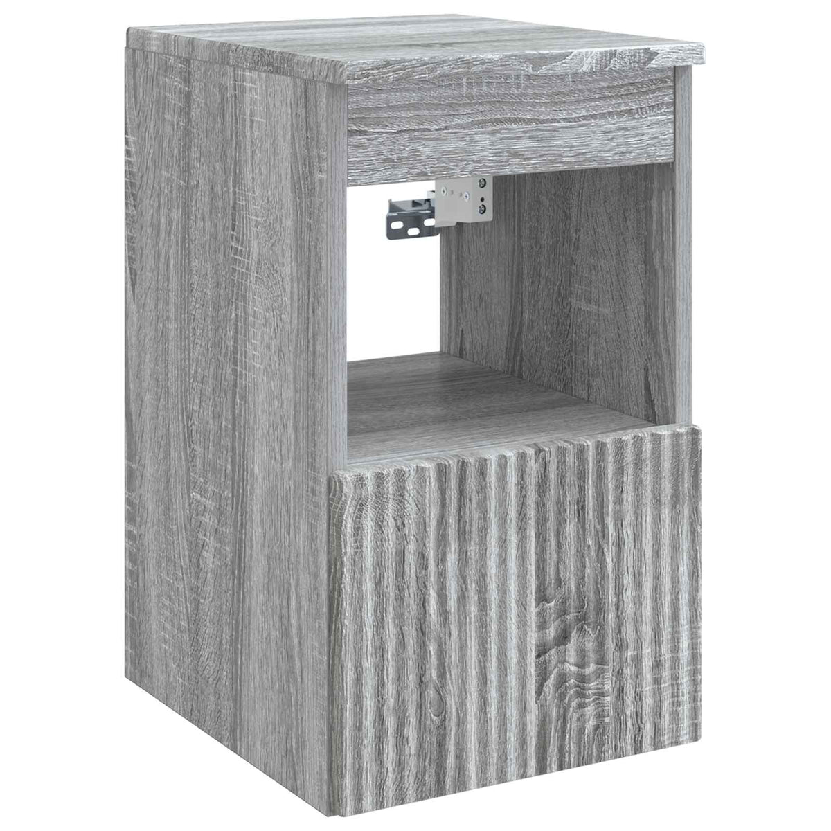 vidaXL Bathroom Furniture Set 3 pcs Grey Sonoma Engineered Wood 6