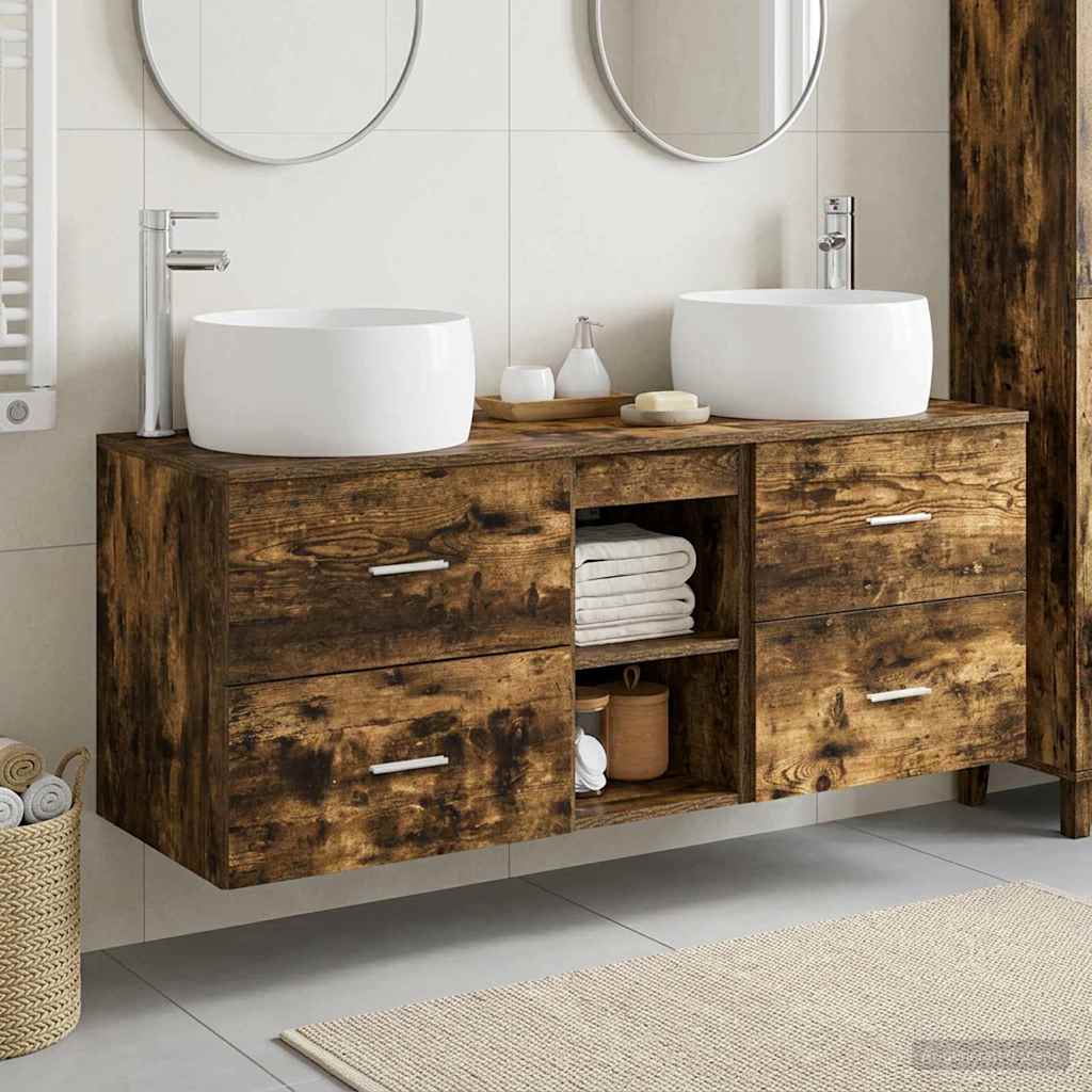 vidaXL Wall-mounted Bathroom Cabinet Set 3 pcs