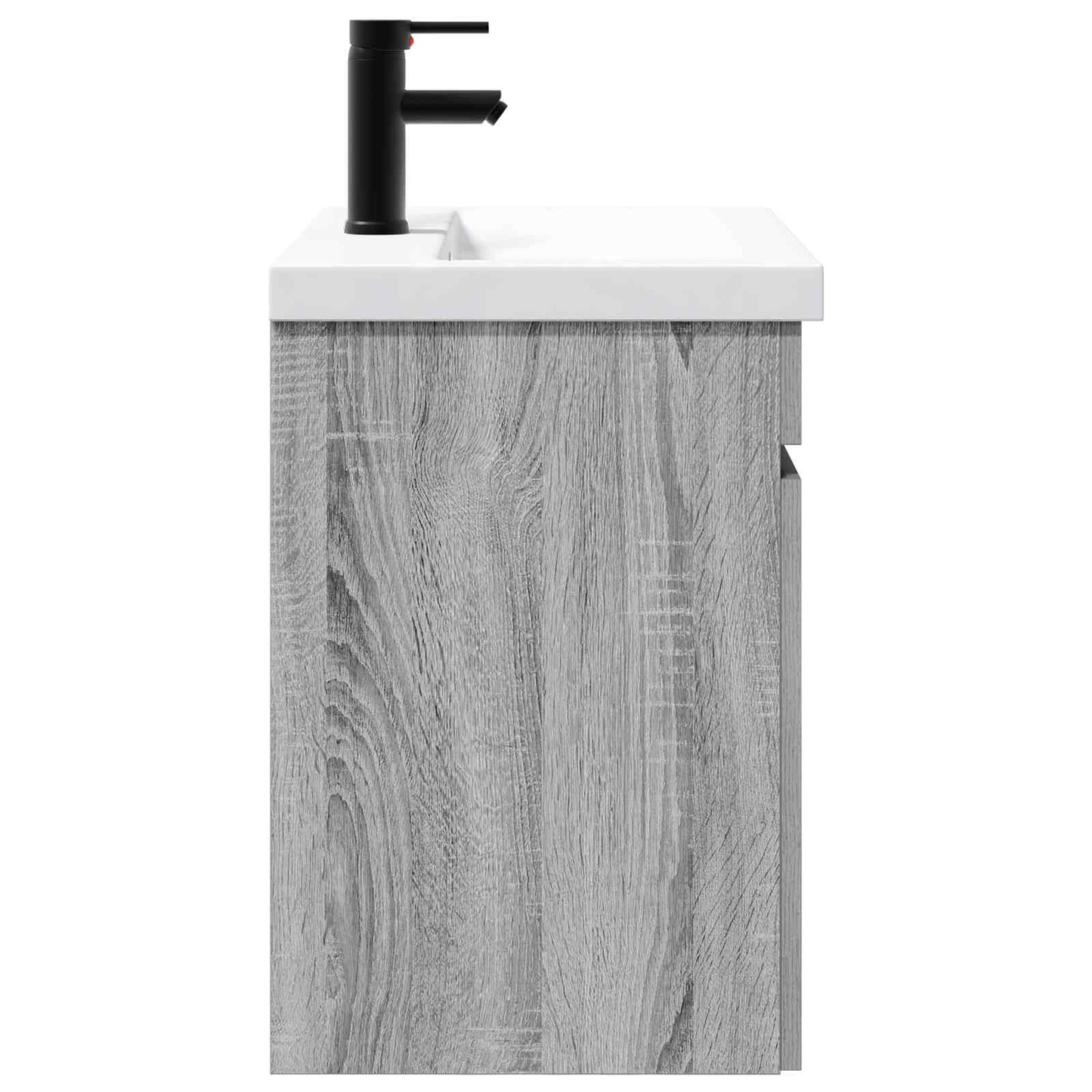 vidaXL Bathroom Vanity Unit with Tap Grey Sonoma 61 x 40 x 74.5 cm 6