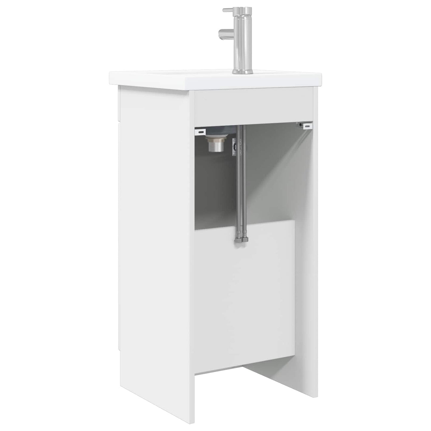 vidaXL Bathroom Vanity with Sink White 42 x 40 x 84.5 cm 6