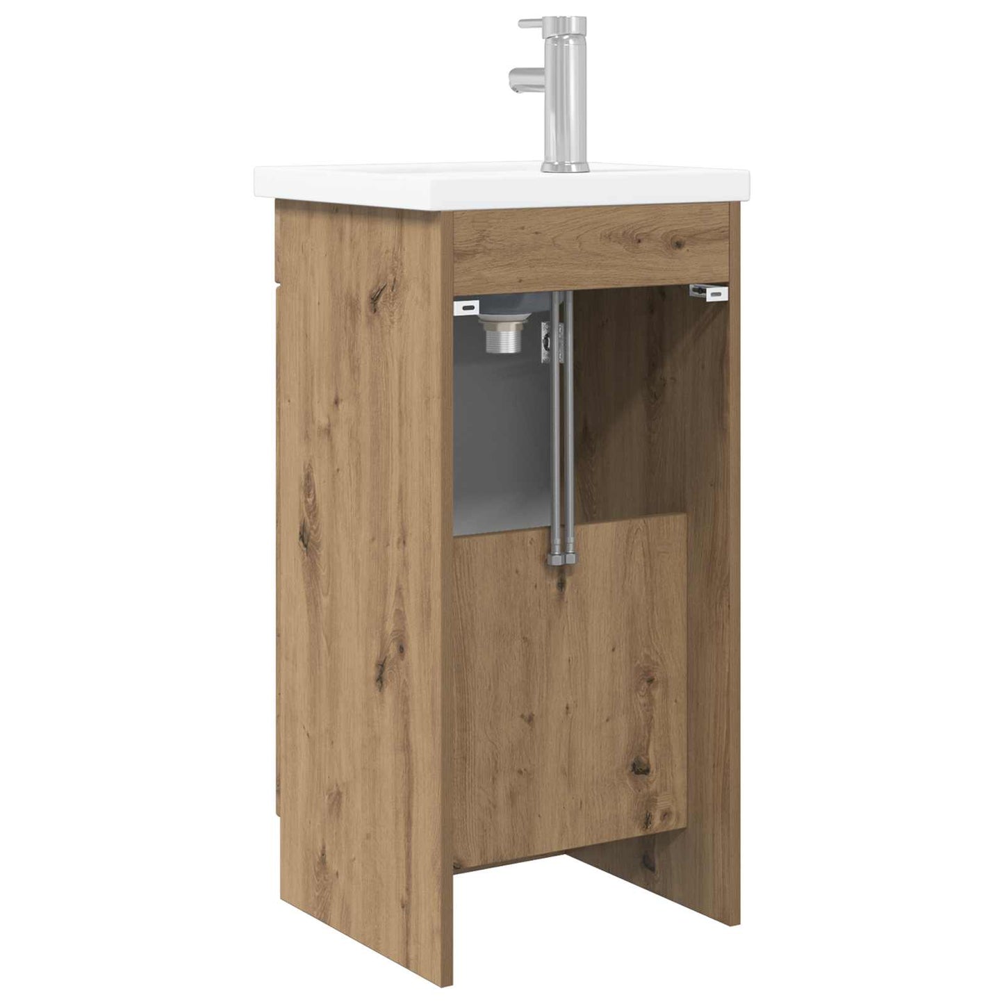 vidaXL Bathroom Vanity with Sink Artisan Oak 42 x 40 x 84.5 cm 6