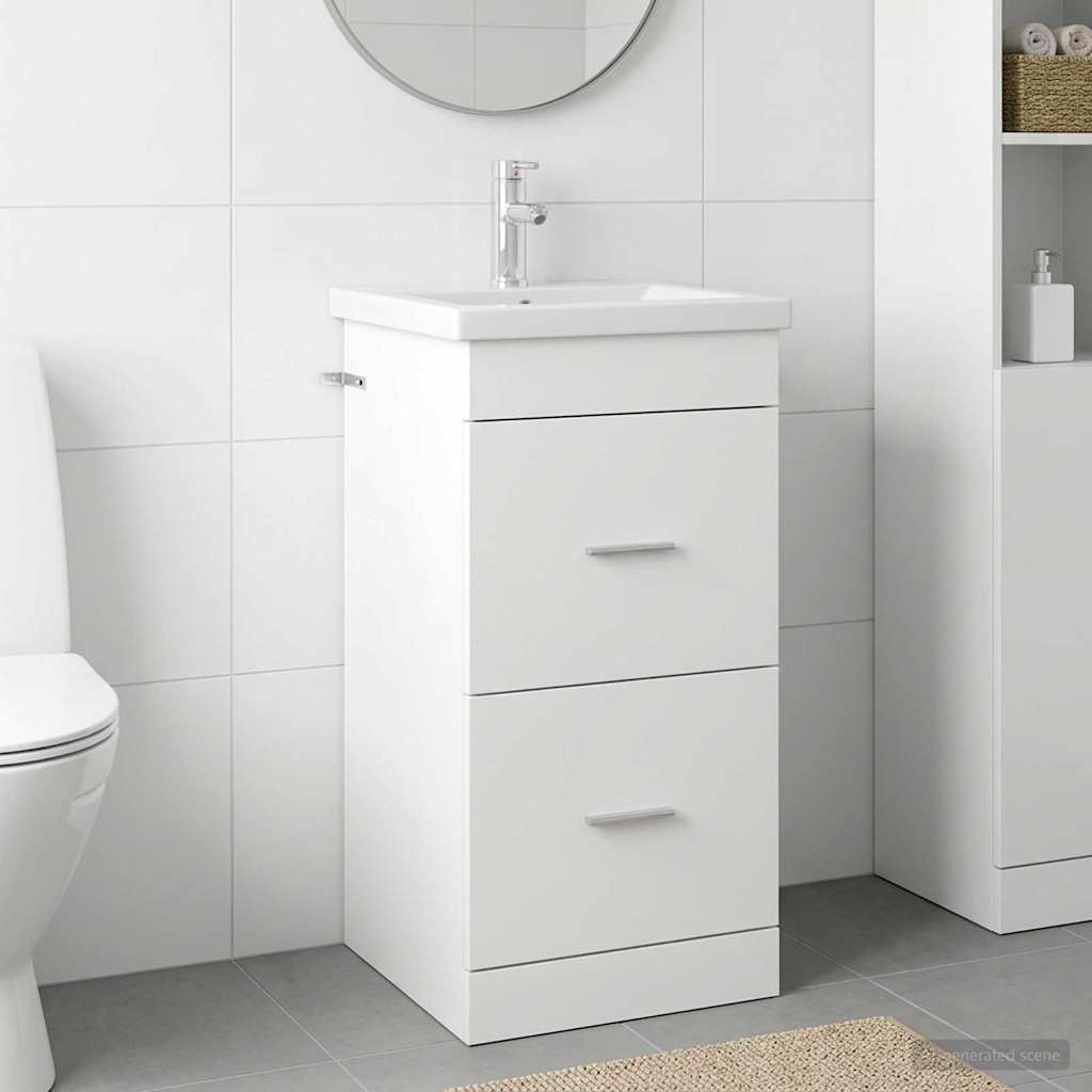 vidaXL Bathroom Vanity with Sink 42 x 40 x 84.5 cm