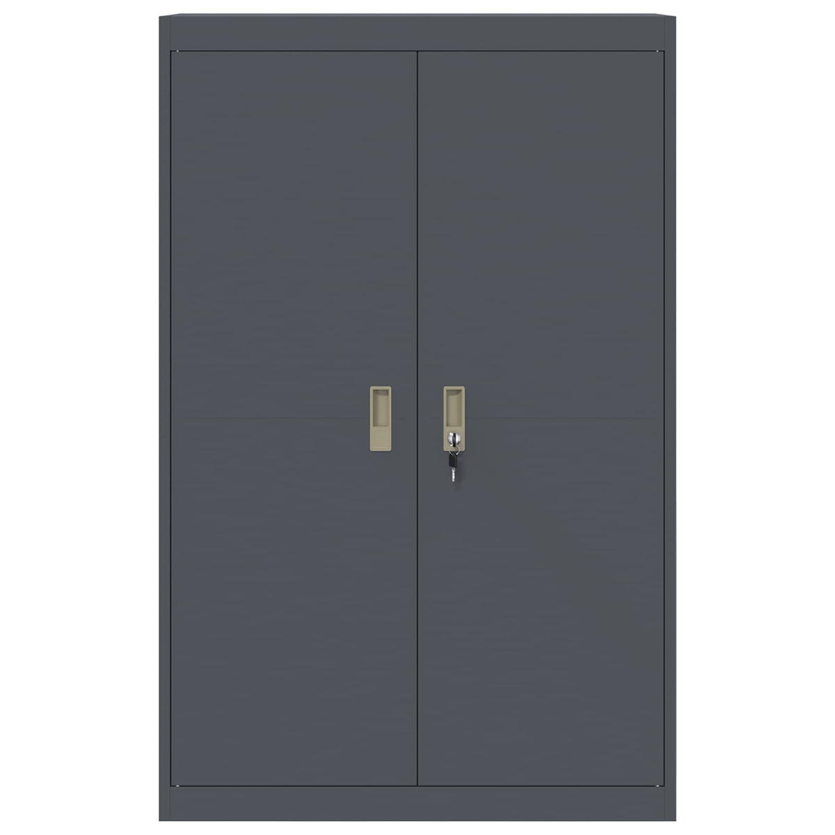 vidaXL Storage Cabinet Anthracite 90 x 40 x 140 cm Steel 6