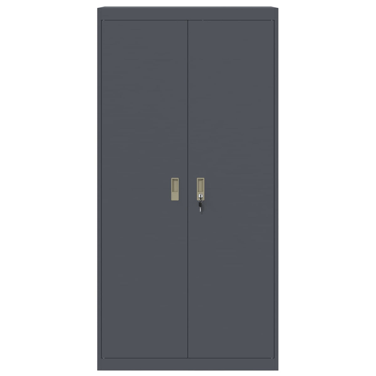 vidaXL Storage Cabinet Anthracite 90 x 40 x 180 cm Steel 6
