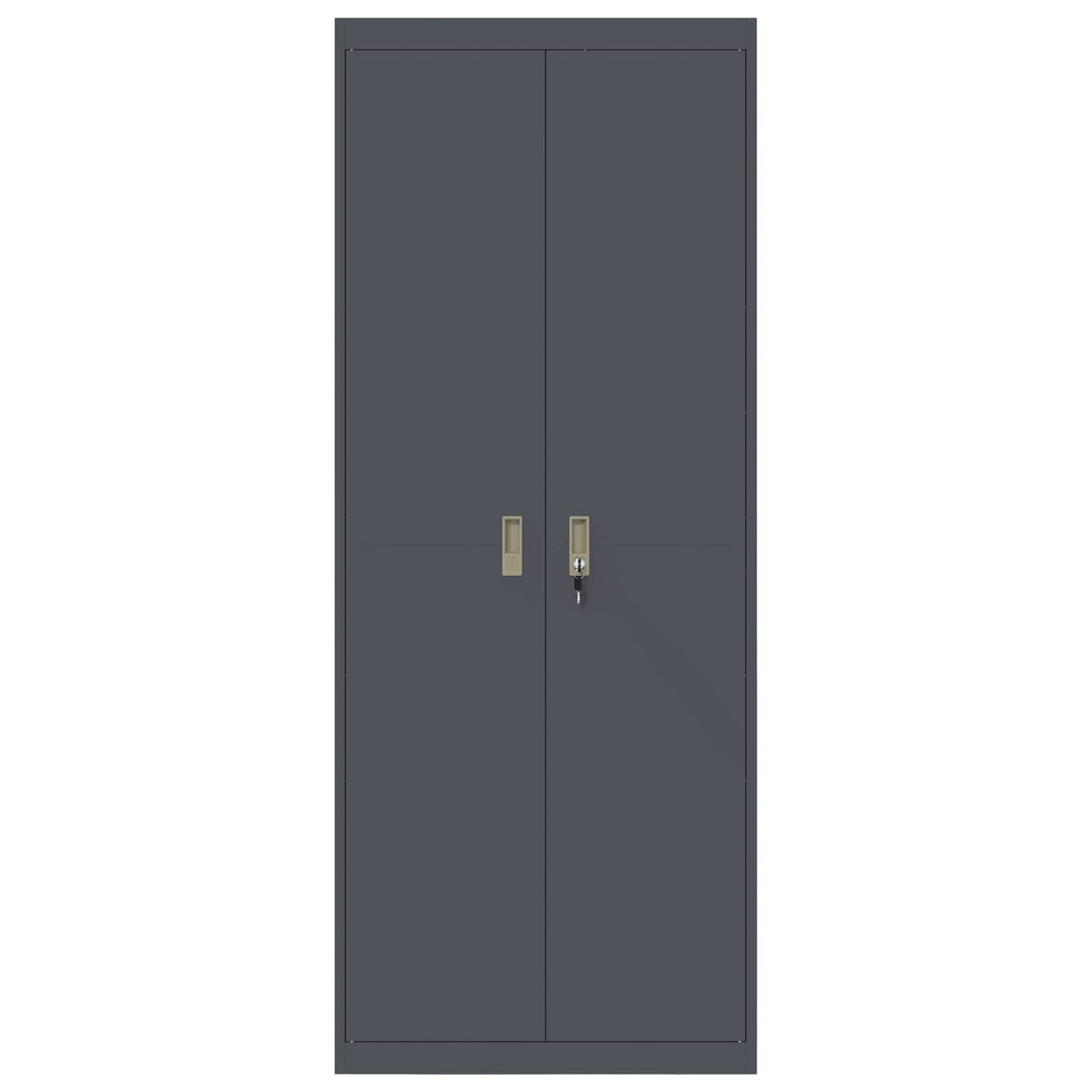 vidaXL Storage Cabinet Anthracite 80 x 40 x200 cm Steel 6