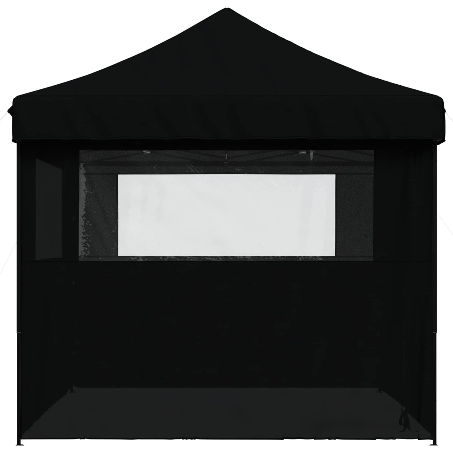 vidaXL Party Tent 292 x 440 x 315 cm Black Oxford Fabric 6