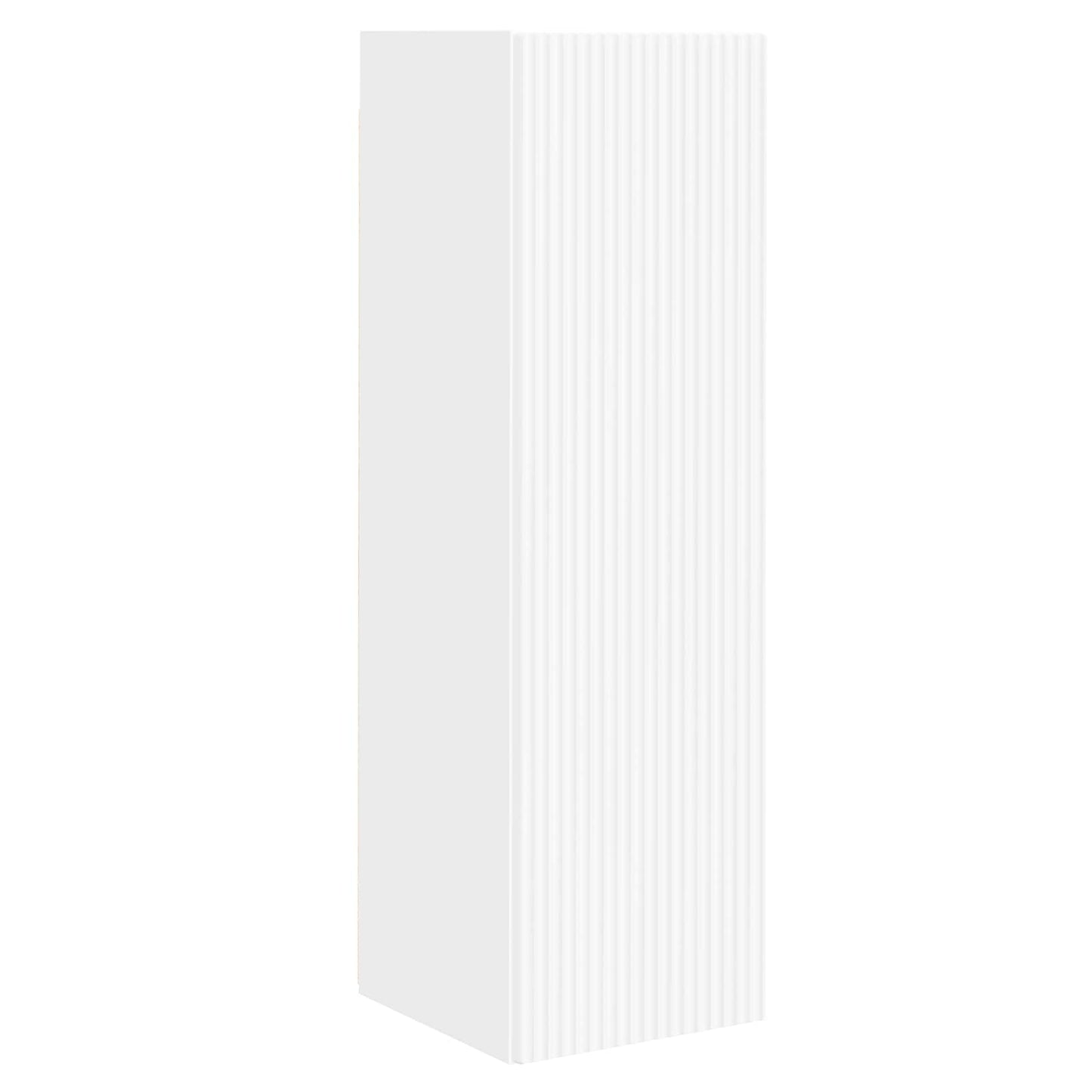 vidaXL TV Cabinet Set 4 pcs White Engineered Wood 6