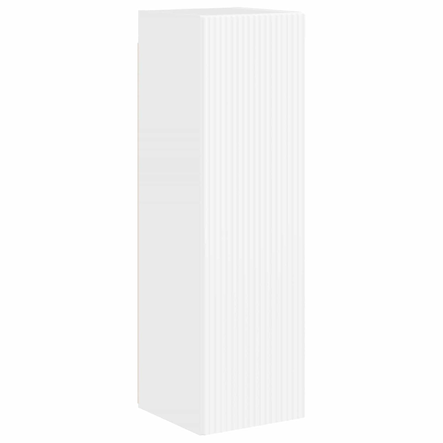 vidaXL TV Cabinet Set 4 pcs High Gloss White Engineered Wood 6