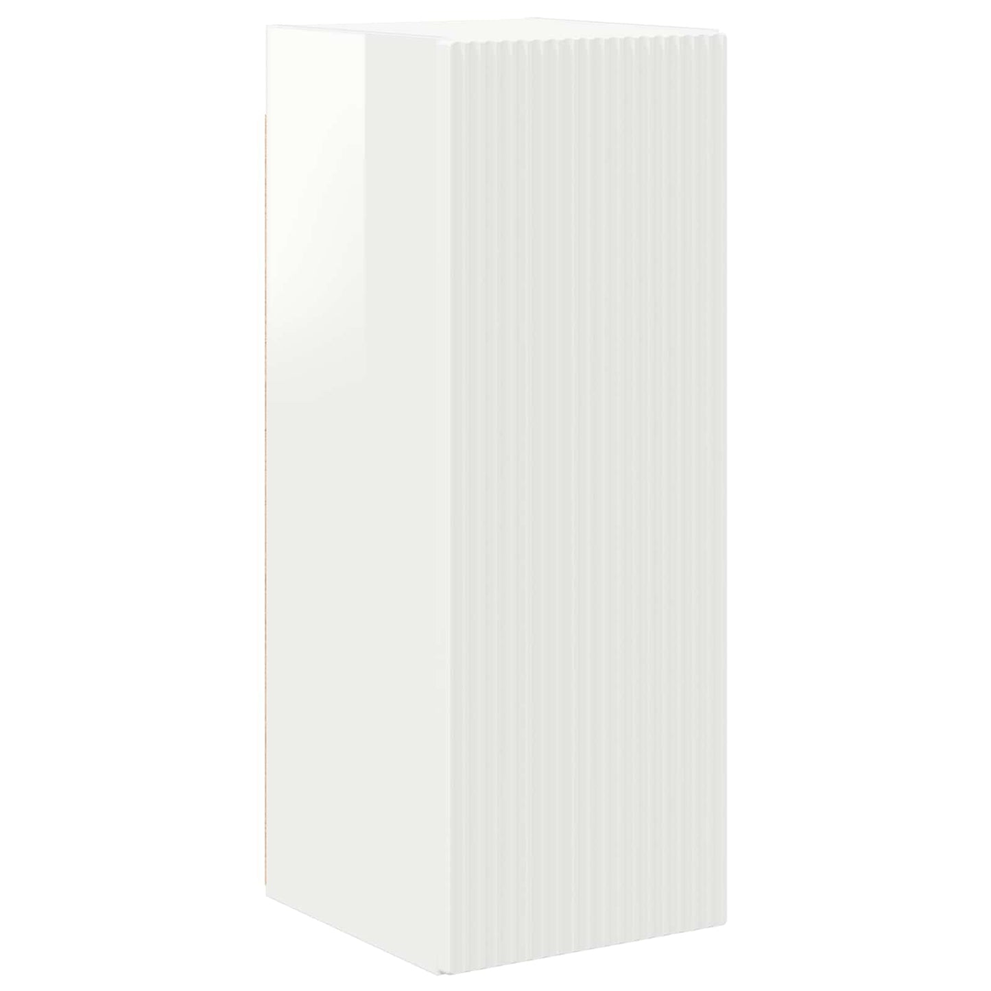 vidaXL TV Cabinet Set 4 pcs High Gloss White Engineered Wood 6