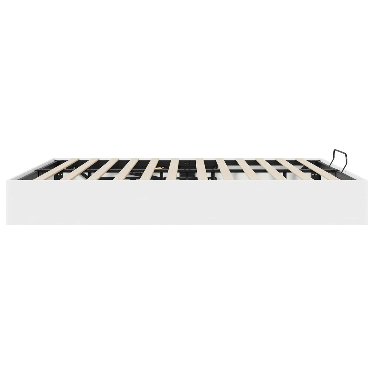 vidaXL Ottoman Bed Frame White 160 x 200 cm Engineered Wood 6