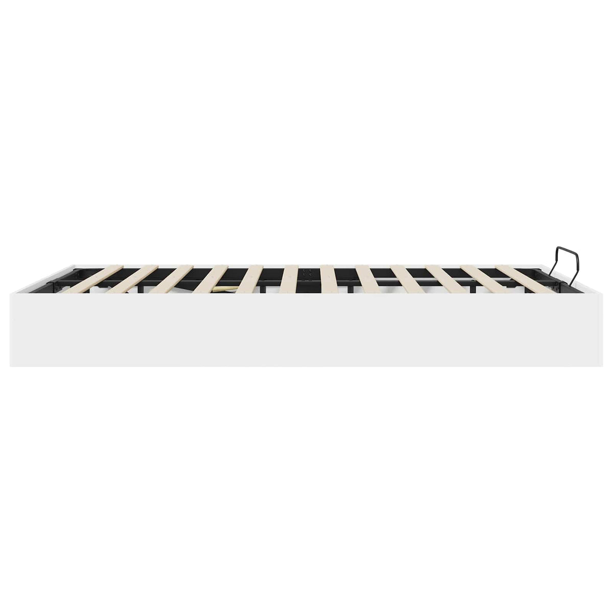 vidaXL Ottoman Bed Frame White 140 x 200 cm Engineered Wood 6
