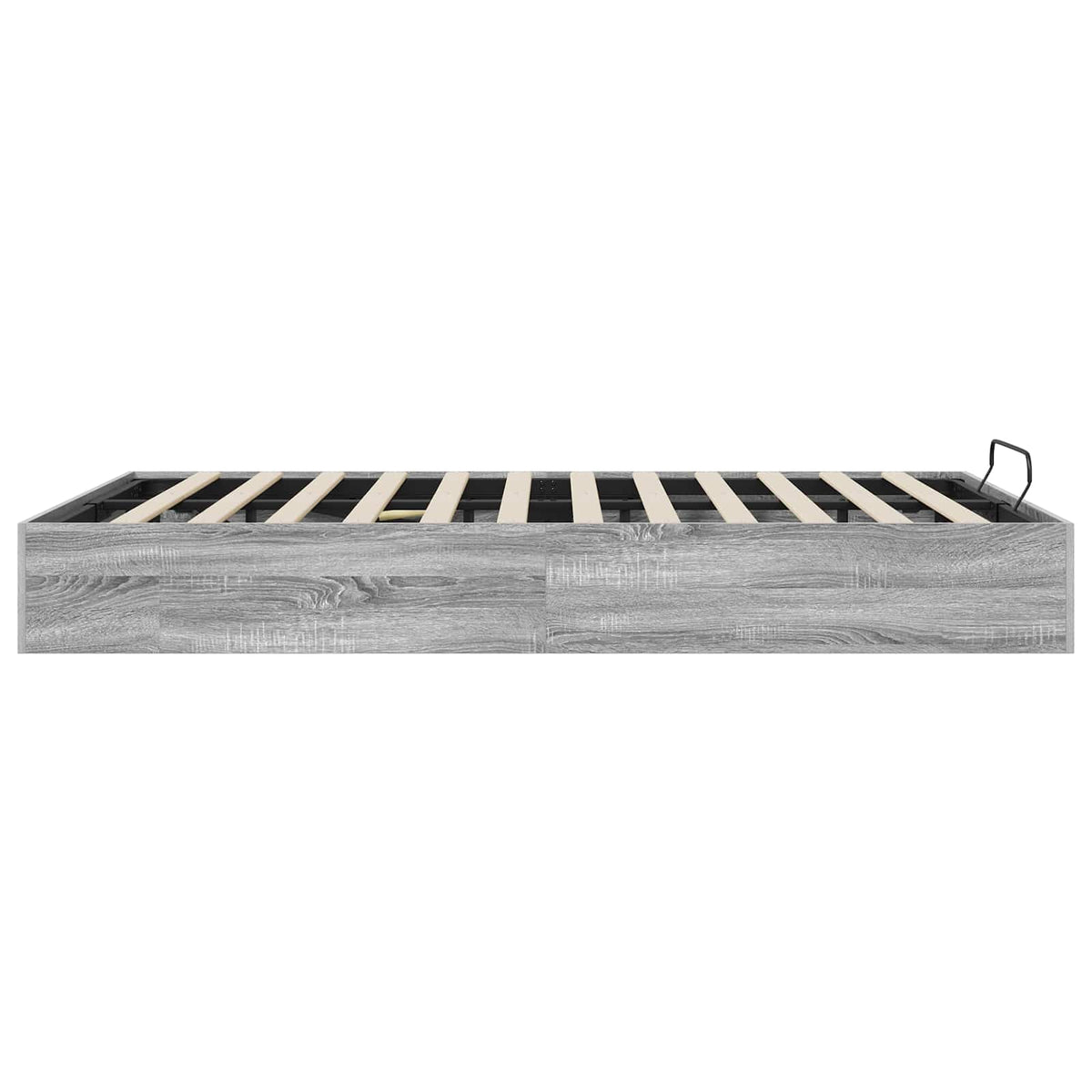 vidaXL Ottoman Bed Frame Grey Sonoma 120 x 200 cm Engineered Wood 6