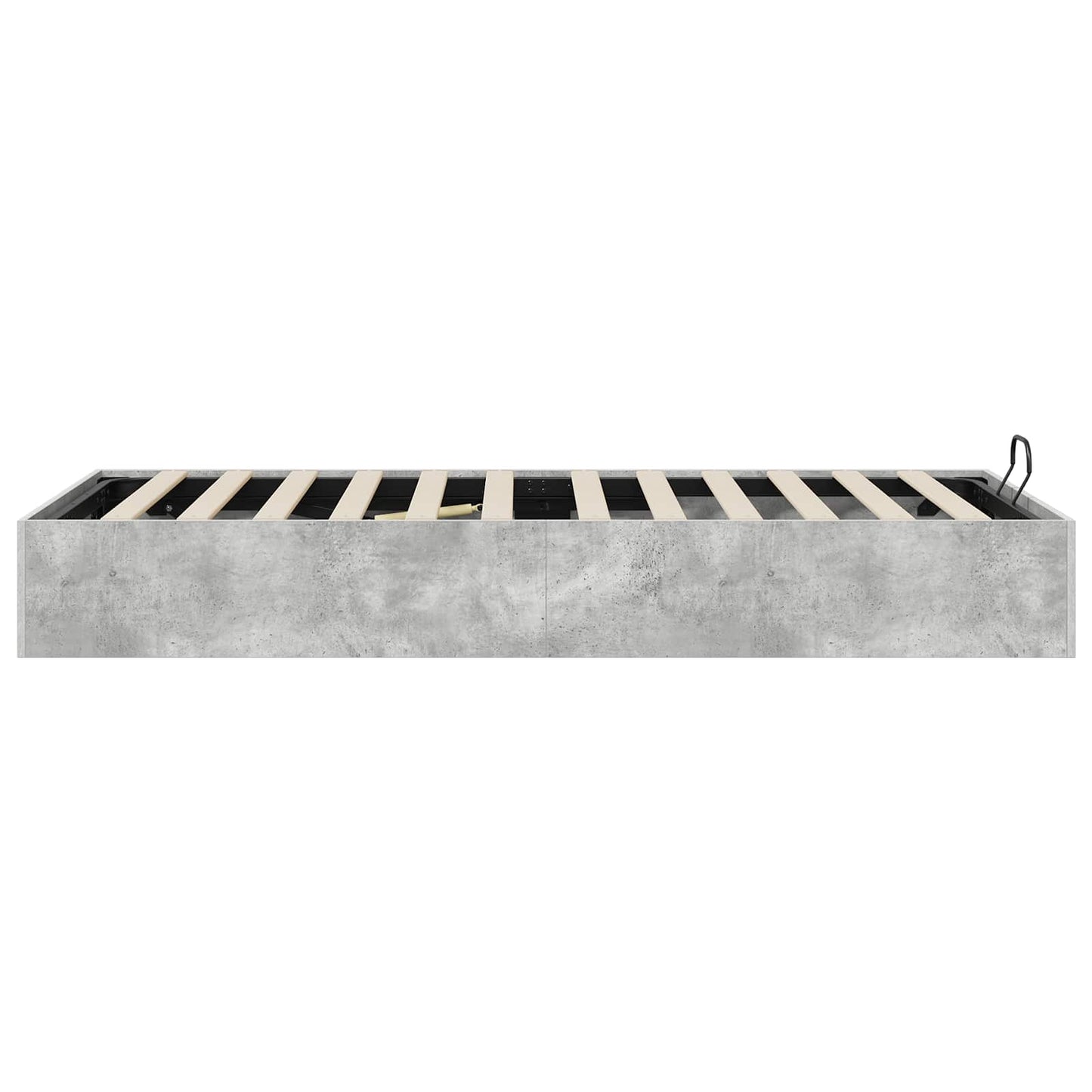 vidaXL Ottoman Bed Frame Concrete Grey 80.5 x 200 cm Engineered Wood 6
