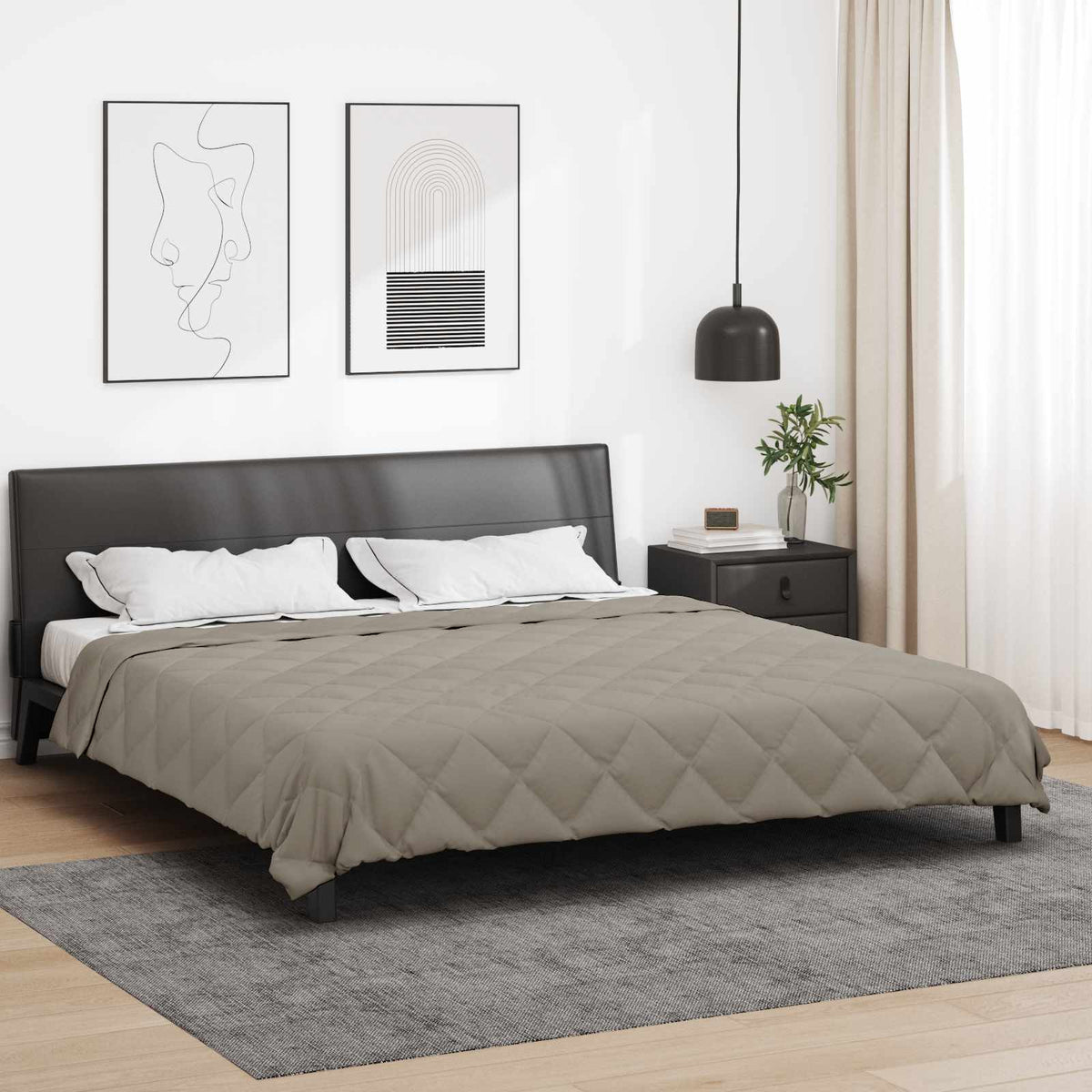 Duvet Length Light grey