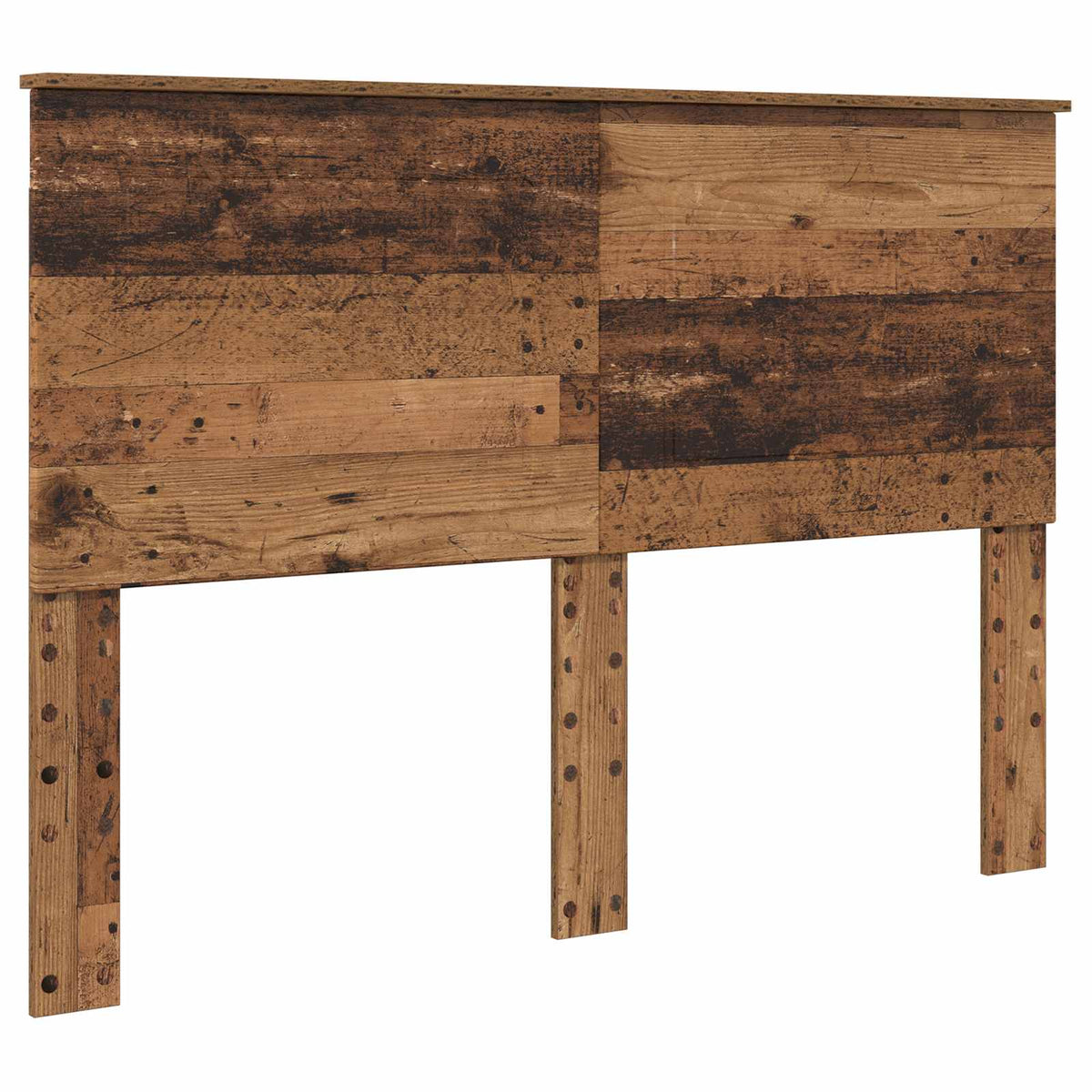 vidaXL Bed Frame with Drawer Old Wood 150 x 200 cm Solid Pine Wood 6