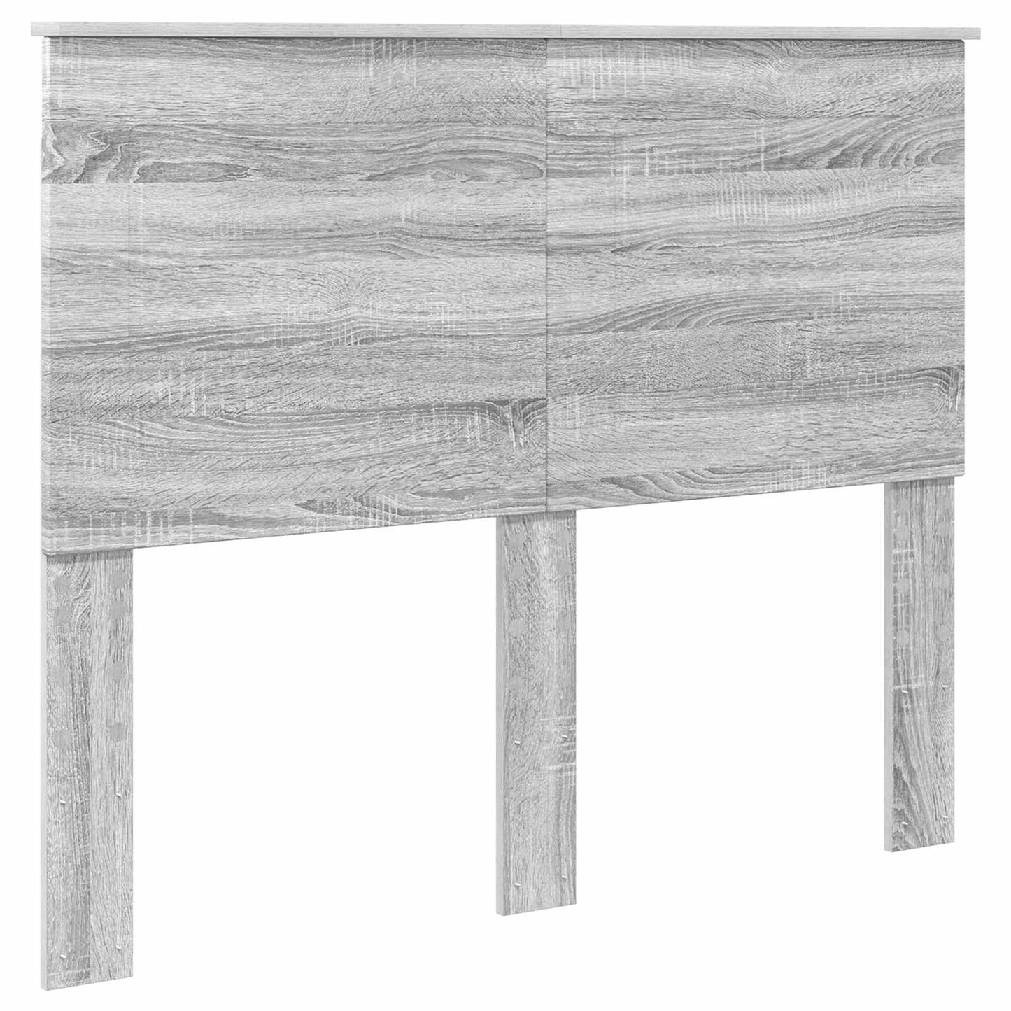 vidaXL Bed Frame Grey Sonoma 135 x 190 cm Solid Pine Wood 6