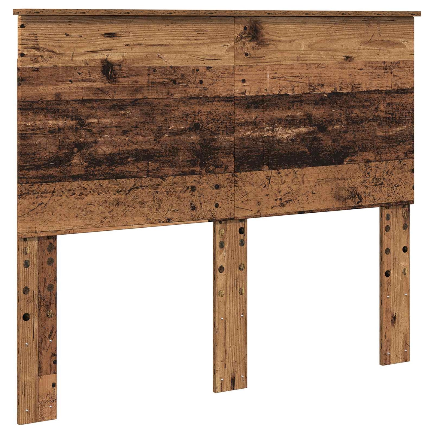 vidaXL Bed Frame with Drawer Old Wood 135 x 190 cm Solid Pine Wood 6