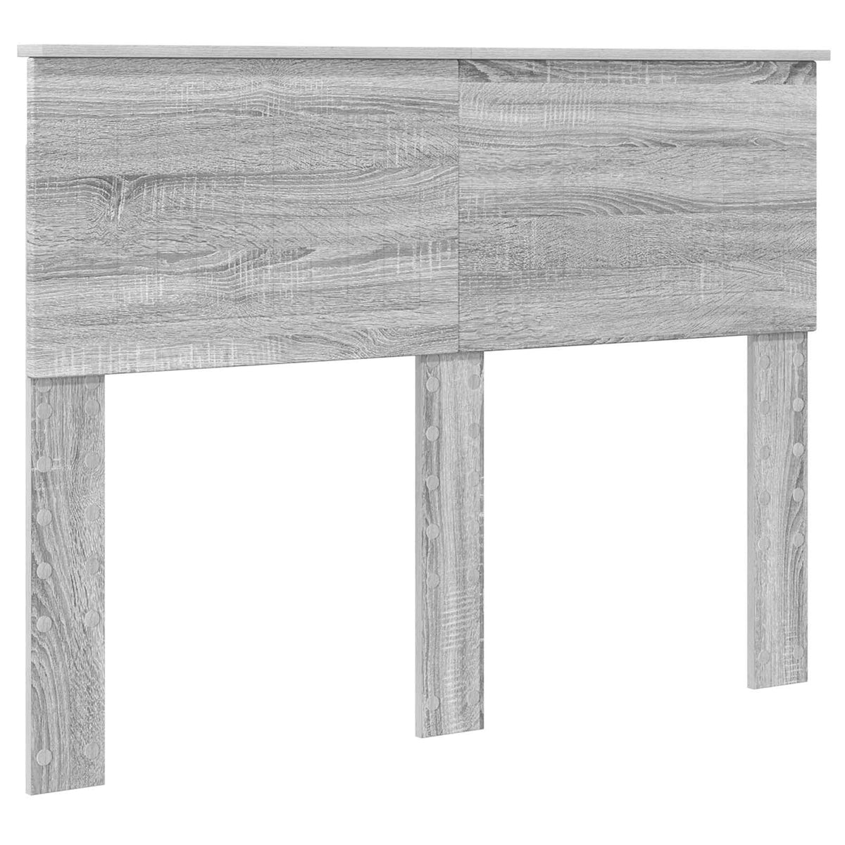 vidaXL Bed Frame Grey Sonoma 120 x 190 cm Solid Pine Wood 6