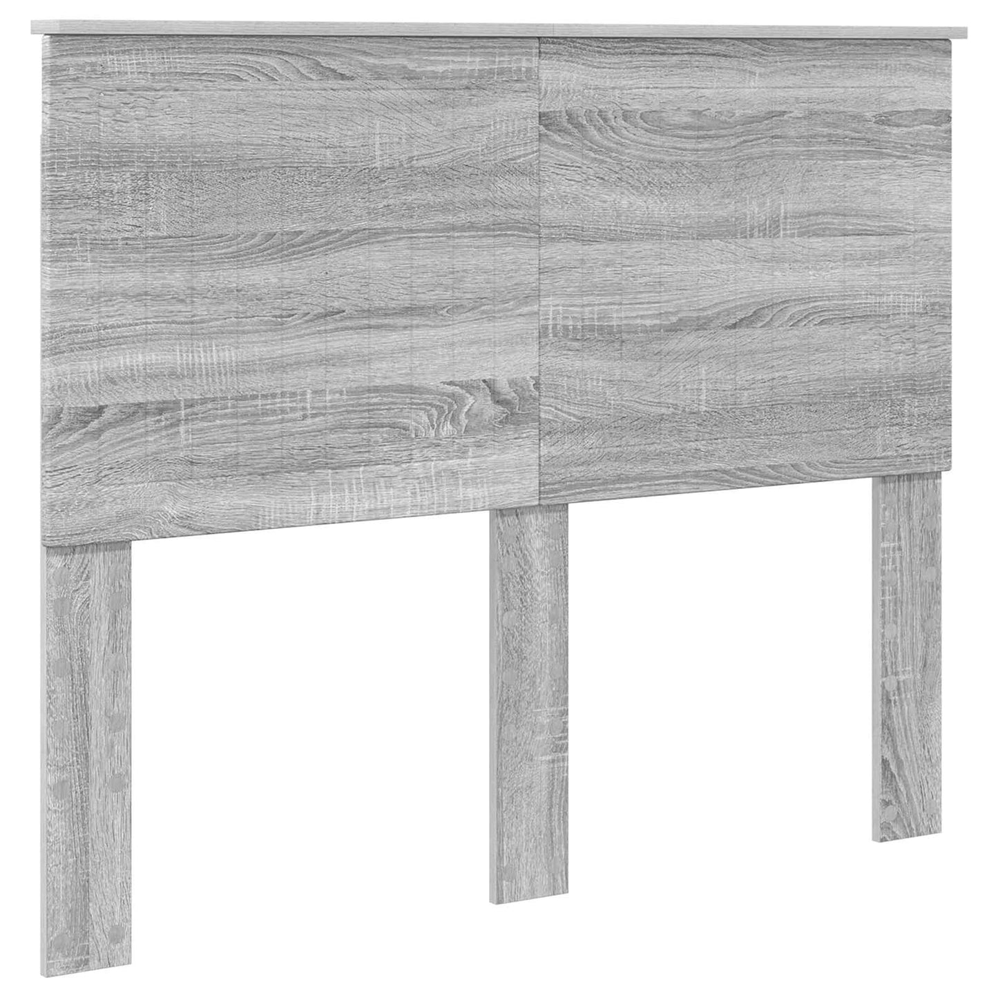 vidaXL Bed Frame Grey Sonoma 135 x 190 cm Solid Pine Wood 6