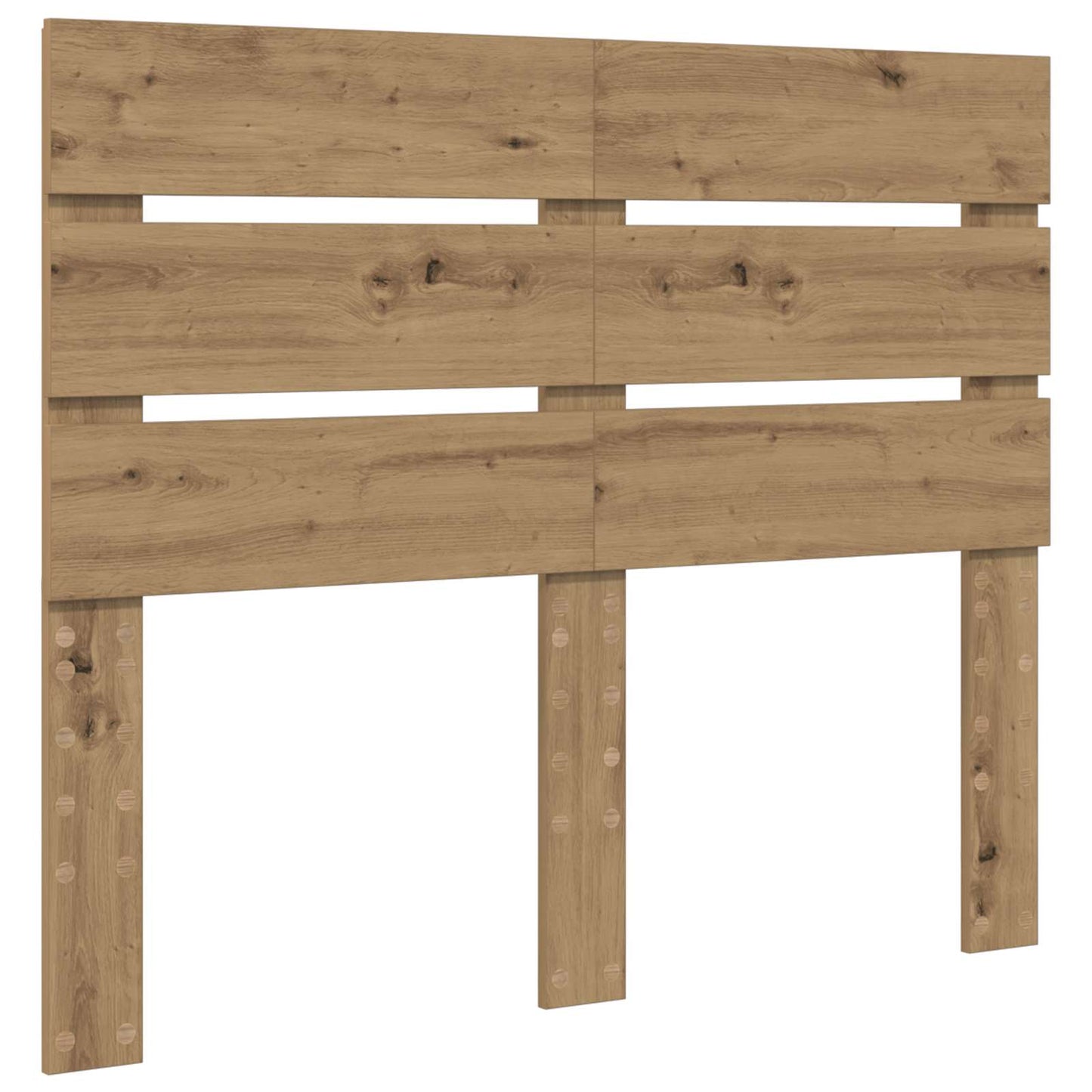 vidaXL Bed Frame Artisian Oak 120 x 200 cm Solid Pine Wood 6