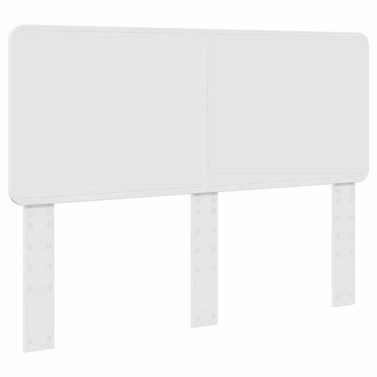 vidaXL Bed Frame with Headboard White 140 x 190 cm Solid Pine Wood 6