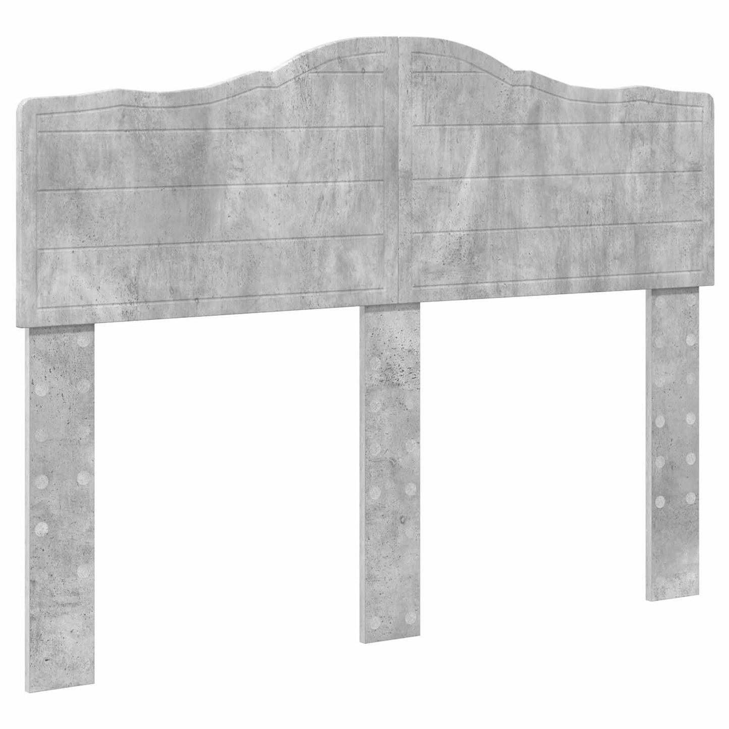 vidaXL Bed Frame Concerte Grey 135 x 190 cm Solid Pine Wood 6