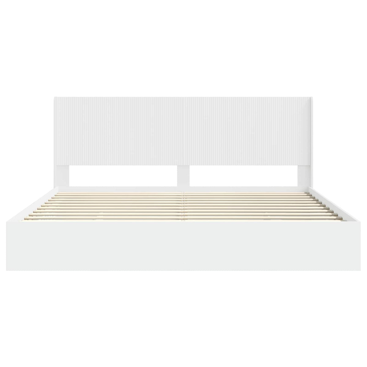 vidaXL Bed Frame with Storage and Headboard White 180 x 200 cm 6