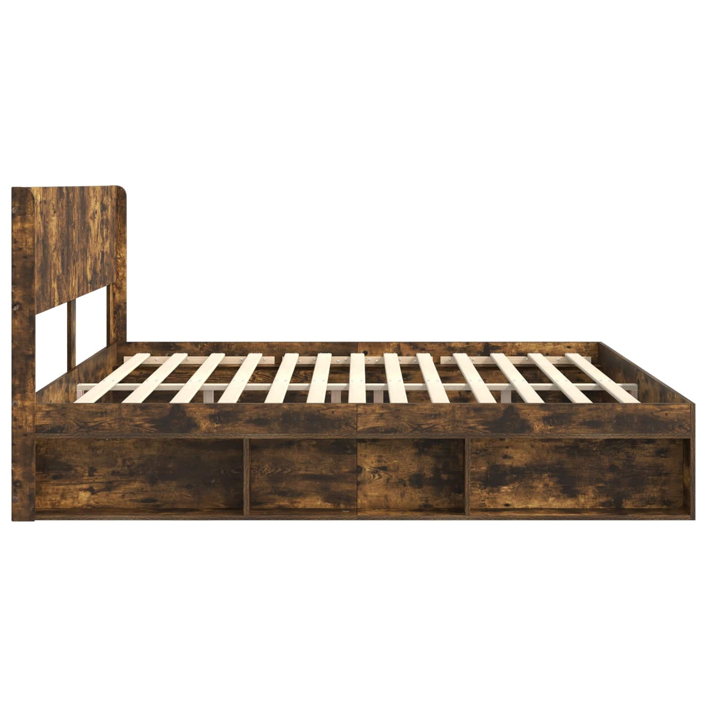 vidaXL Bed Frame with Storage and Headboard 2 pcs Engineered Wood 6