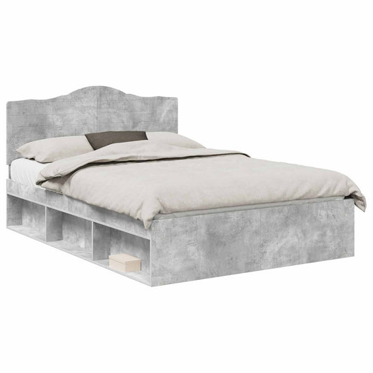 vidaXL Bed Frame with Headboard Concerte 160 x 200 cm Solid Pine Wood 2