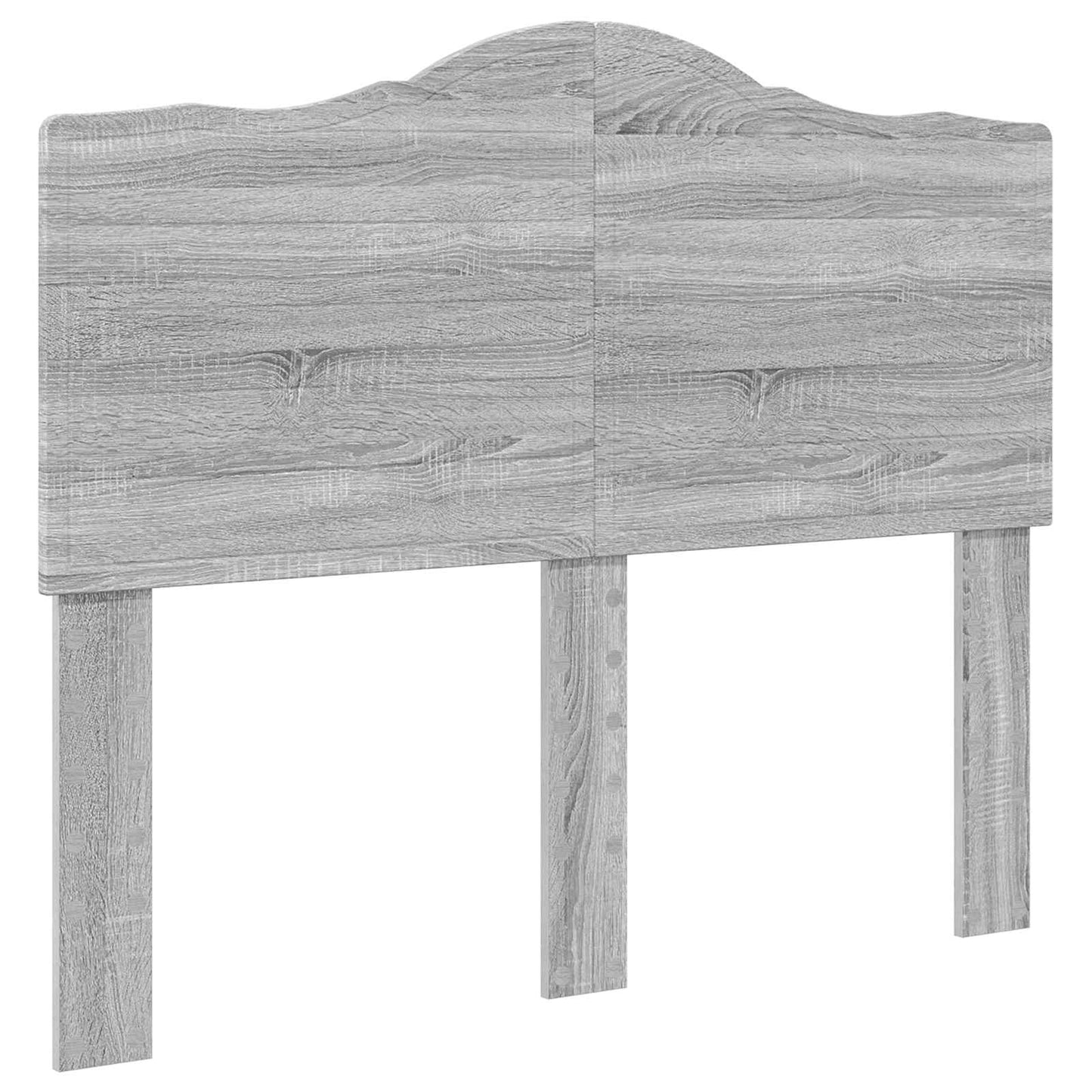 vidaXL Bed Frame Grey Sonoma 135 x 190 cm Solid Pine Wood 6