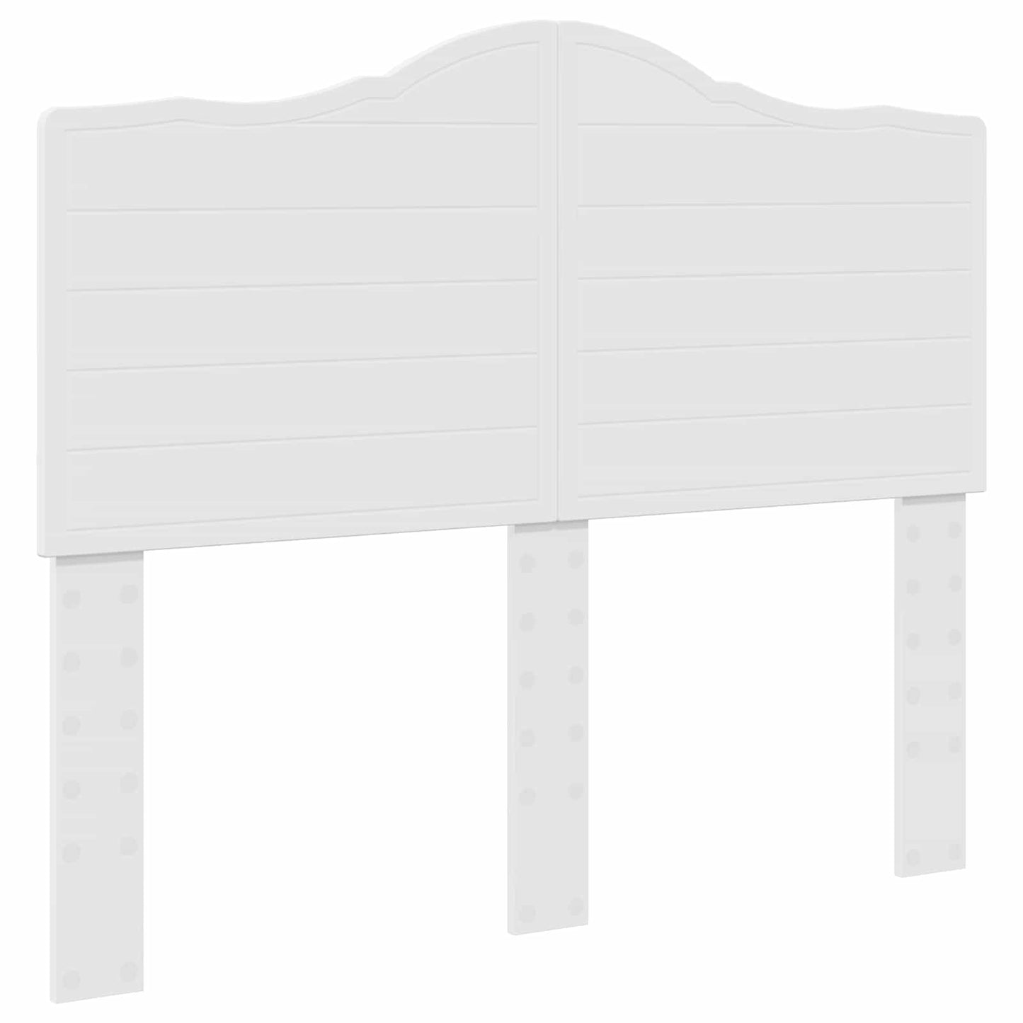 vidaXL Bed Frame with Headboard White 120 x 200 cm Solid Pine Wood 6