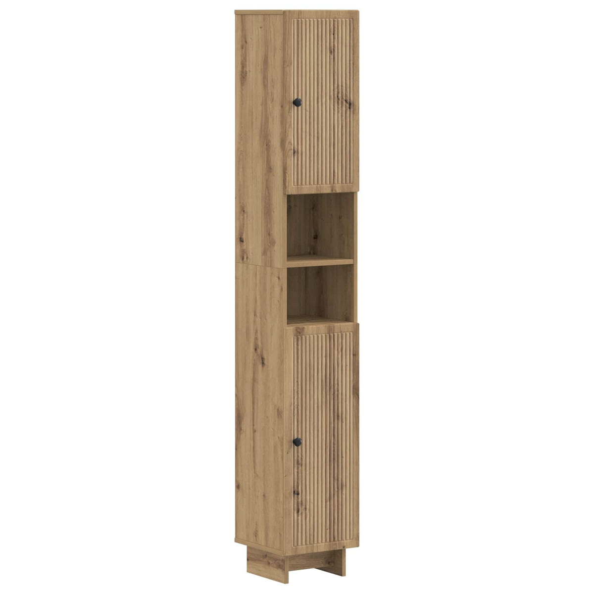 vidaXL 4 Piece Bathroom Cabinet Set EDE Artisan Oak Engineered Wood 6