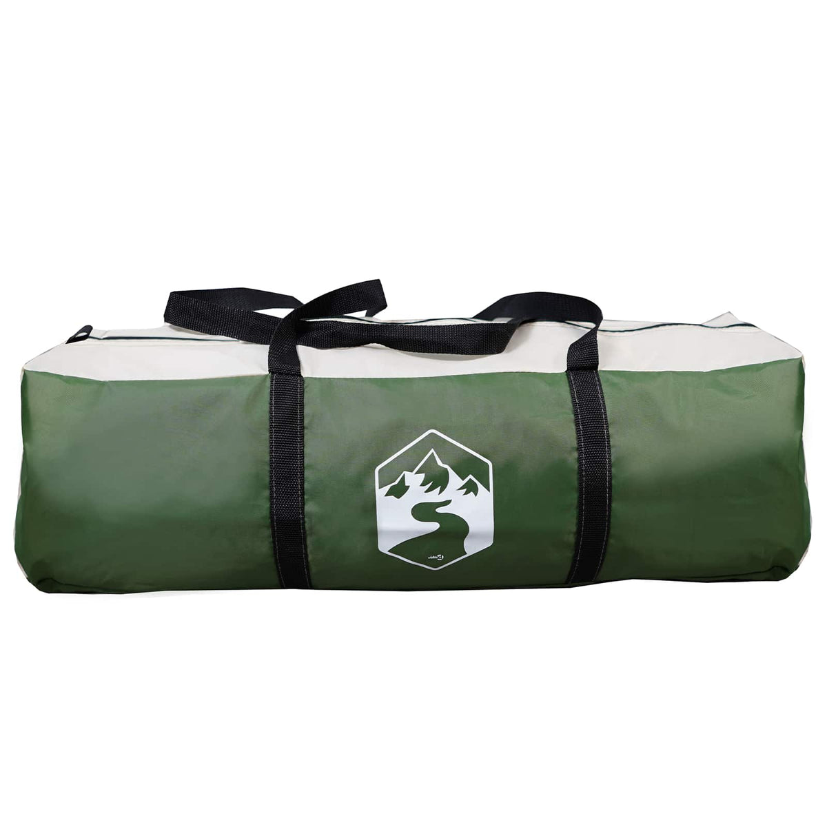 vidaXL Tipi Tent 6.0-Person Green Polyester and Steel 6