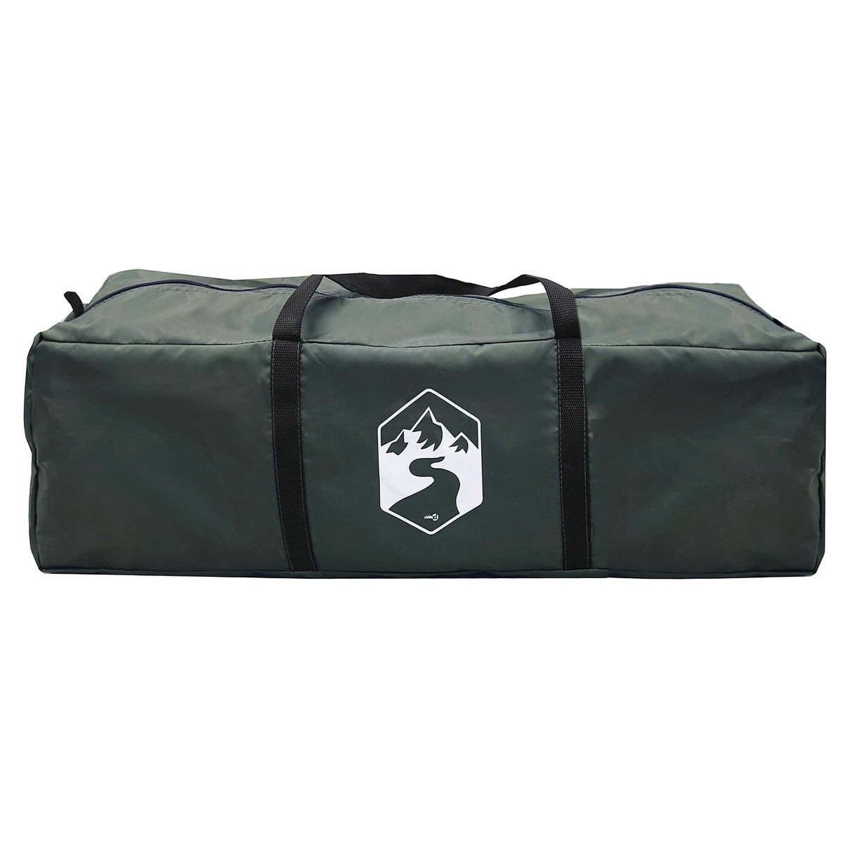vidaXL Tipi Tent 6.0-Person Army green Polyester and Steel 6