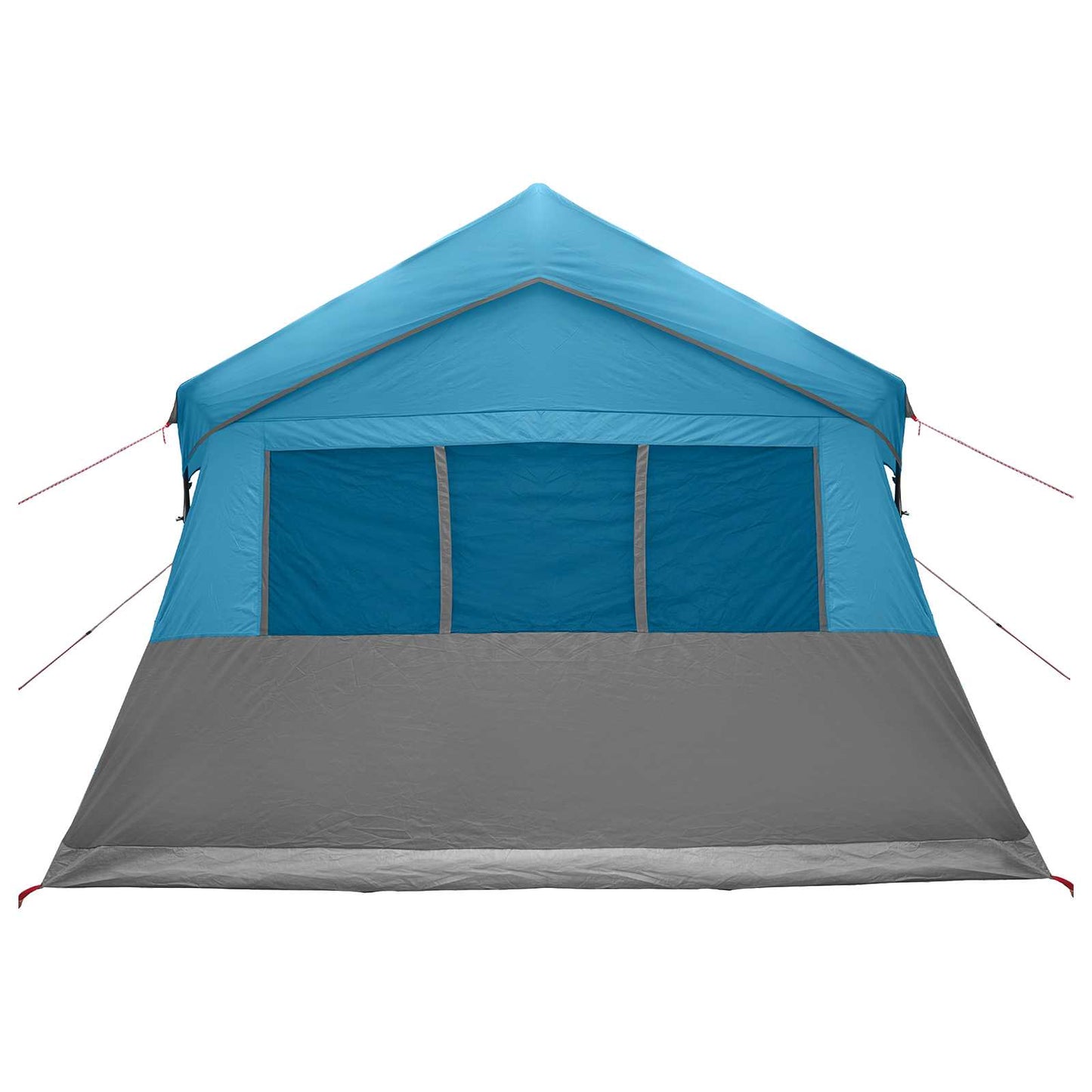 vidaXL Family Tent 487 x 340 x 216 cm Blue Polyester and Steel 6